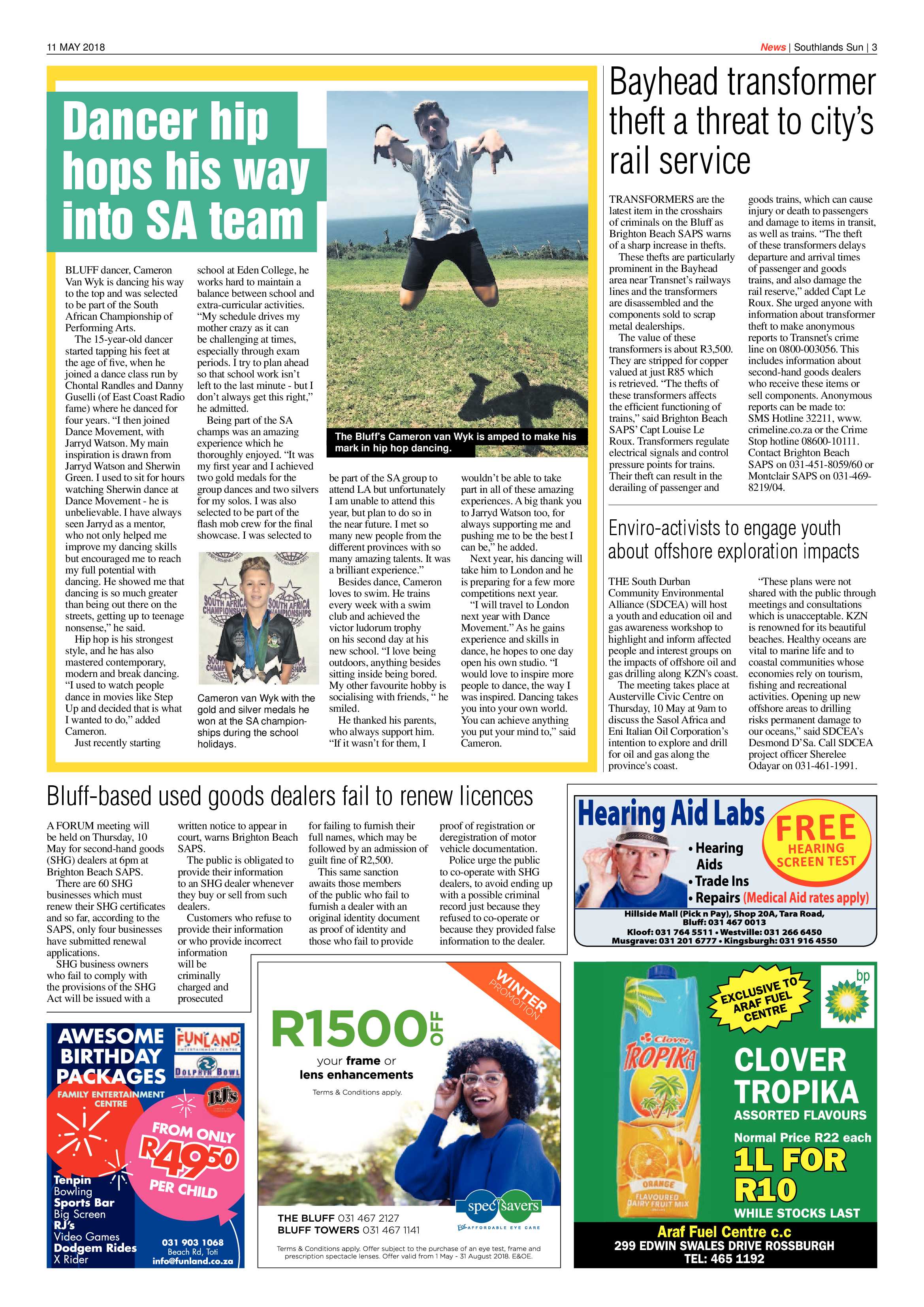 11 May 2018 page 3