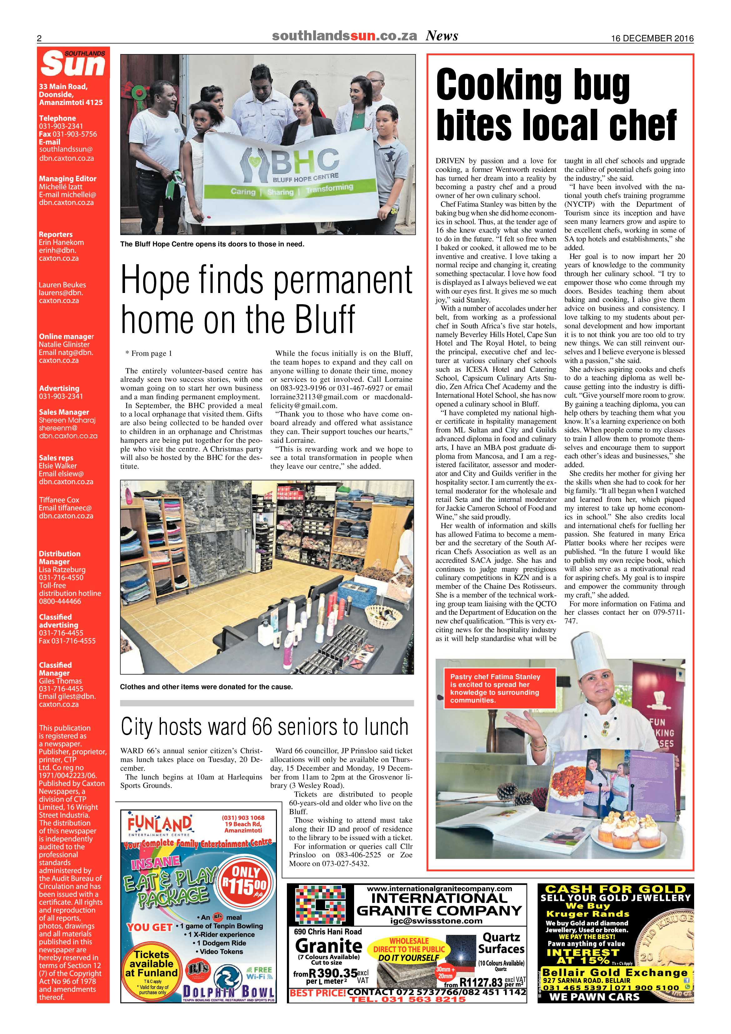 16 December 2016 page 2