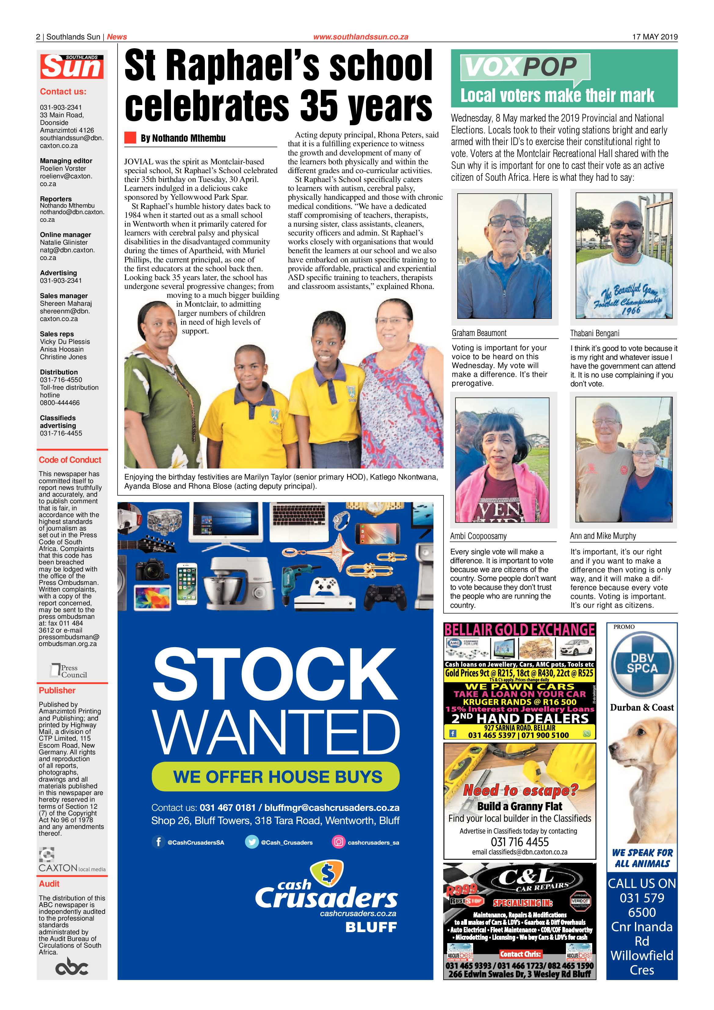 17 May 2019 page 2