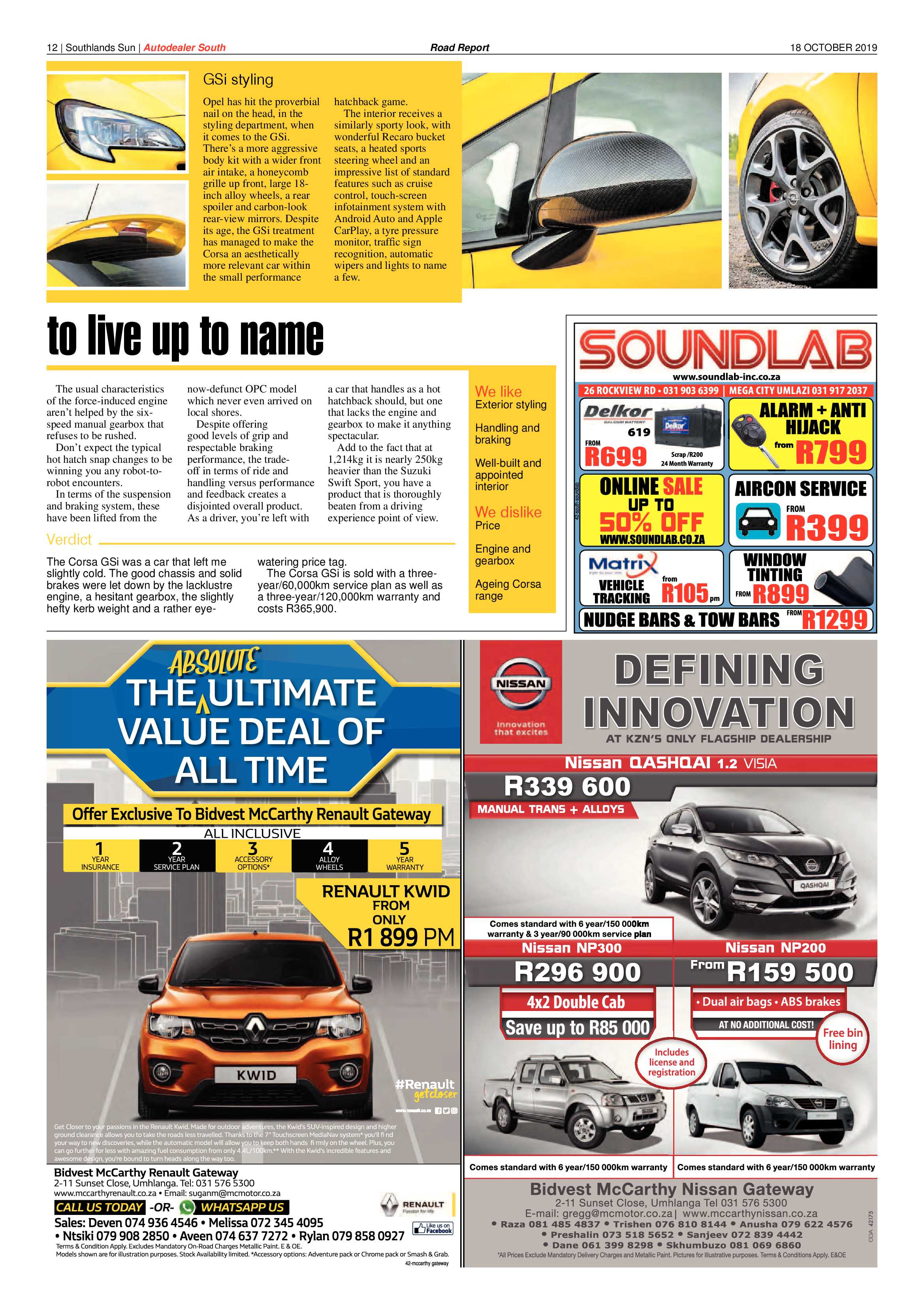 18 October 2019 page 12