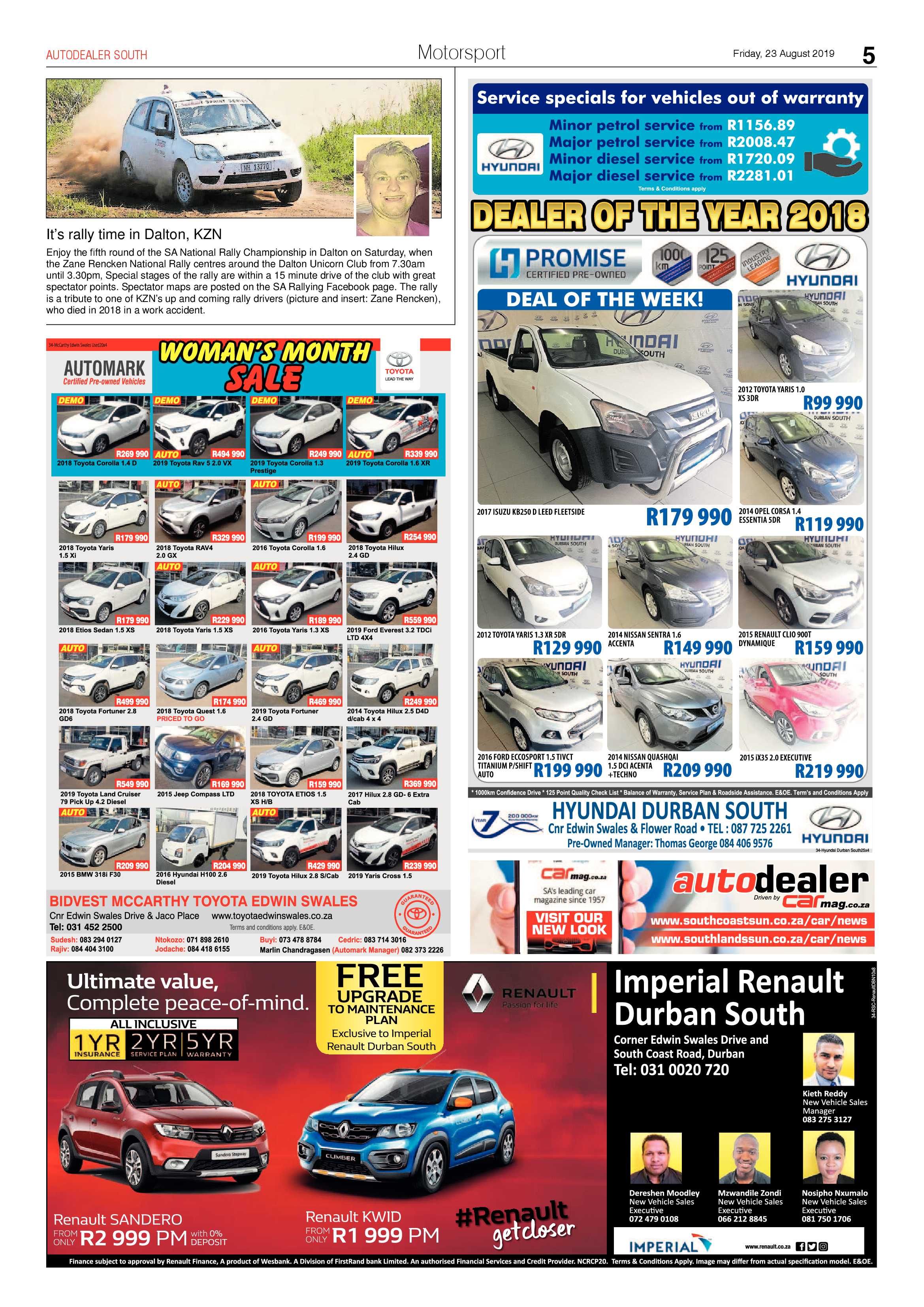 23 August 2019 page 15