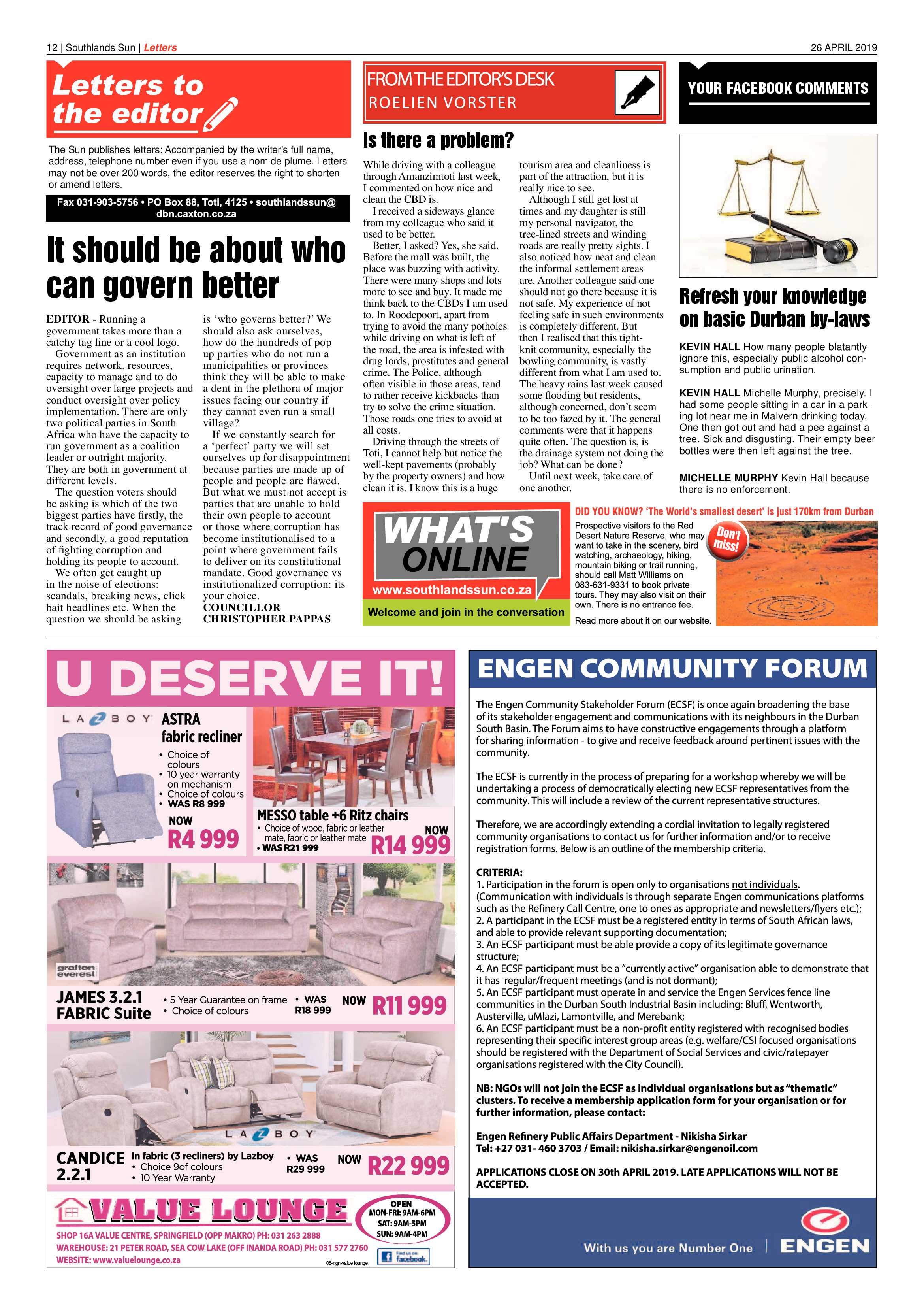 26 April 2019 page 12