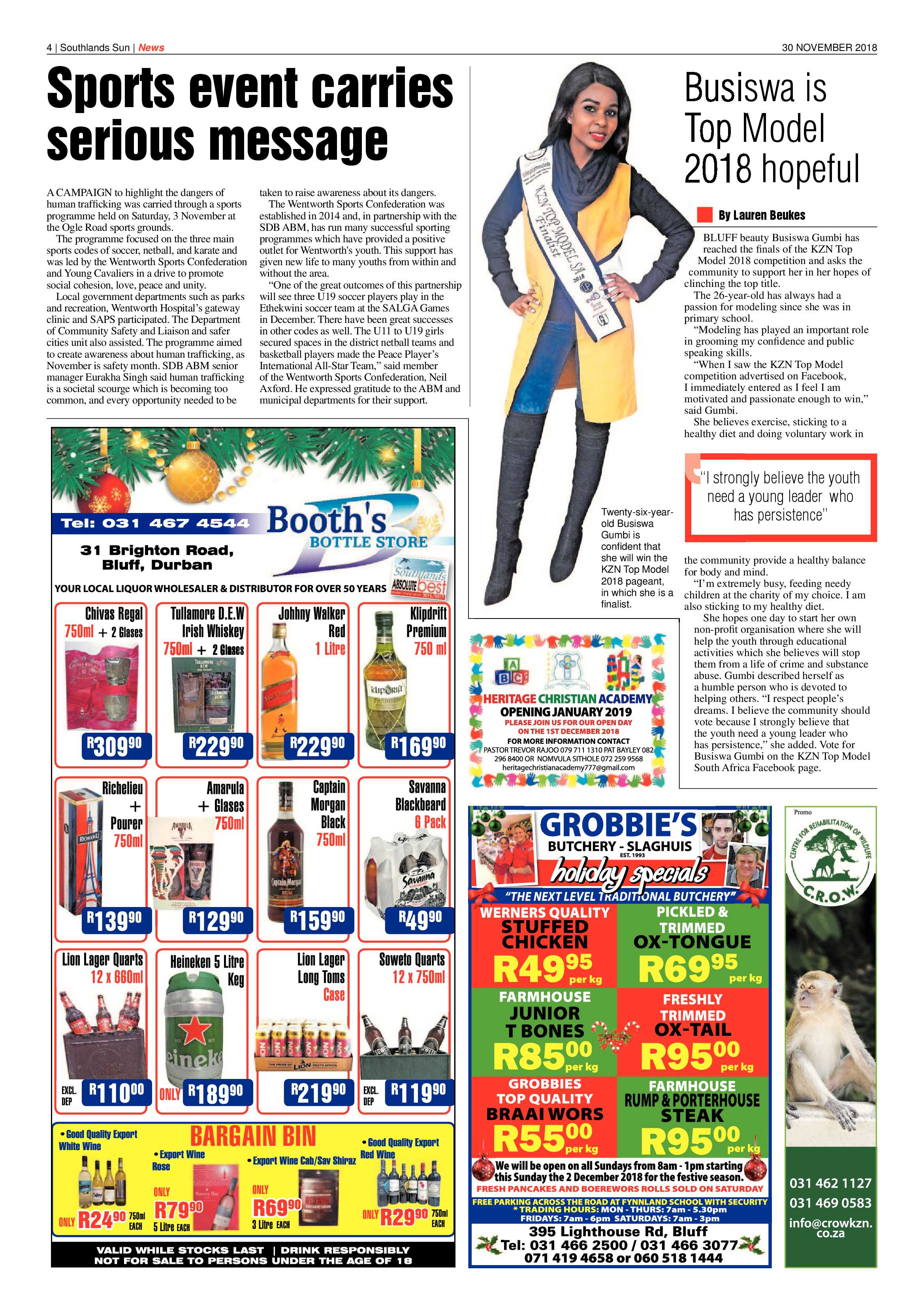 30 November 2018 page 4