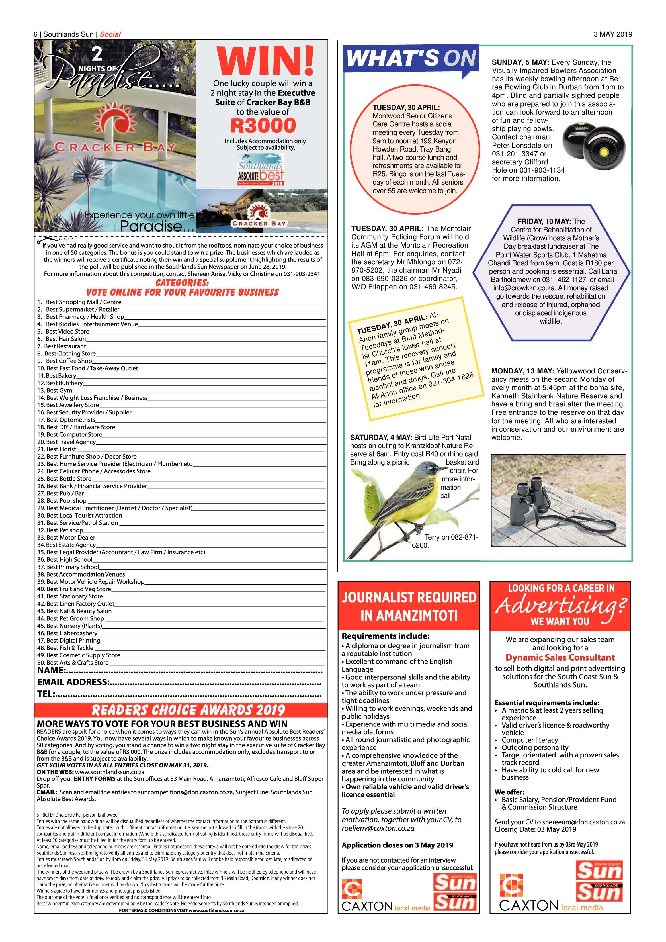 3 May 2019 page 6