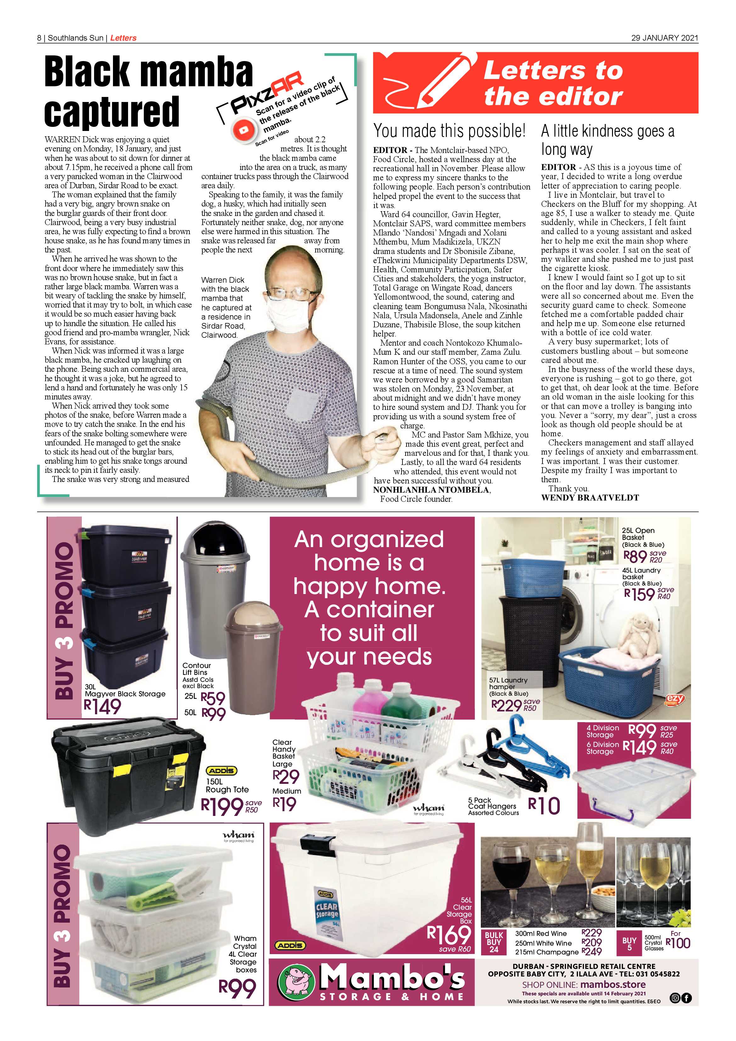 Southlands Sun 29 January 2020 page 8