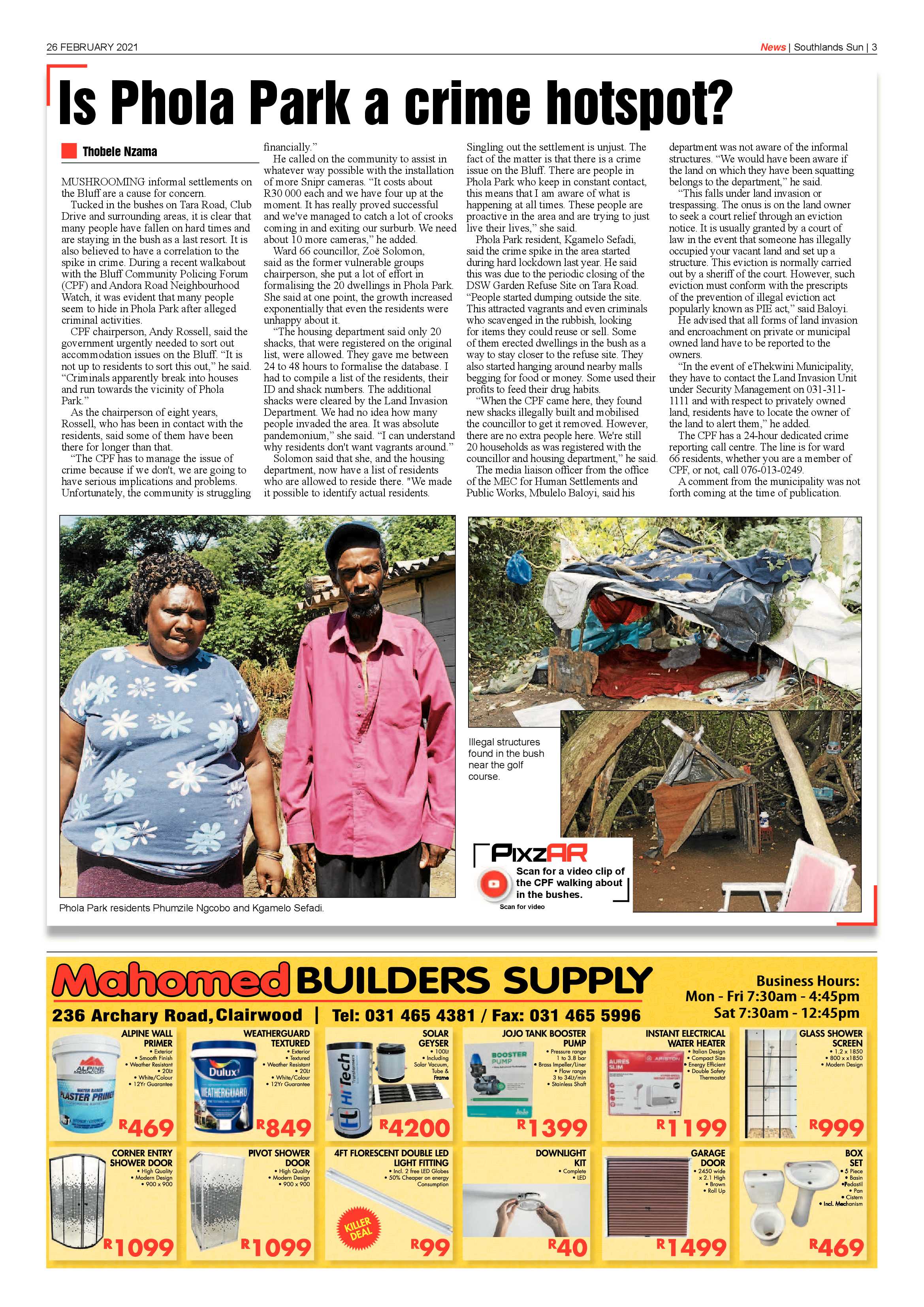 Southlands Sun 26 February 2021 page 3