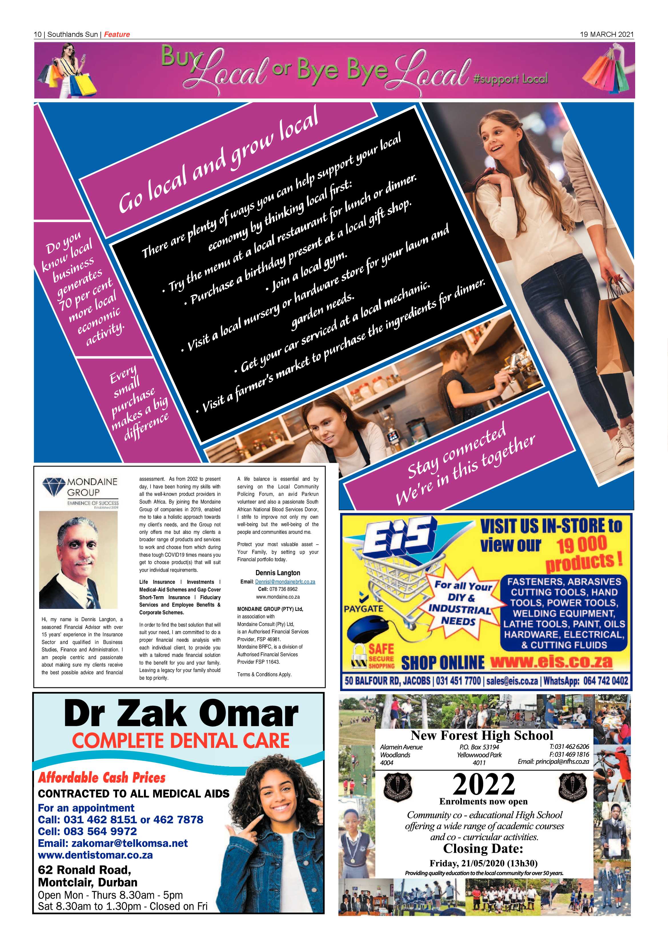 Southlands Sun 19 March 2021 page 10
