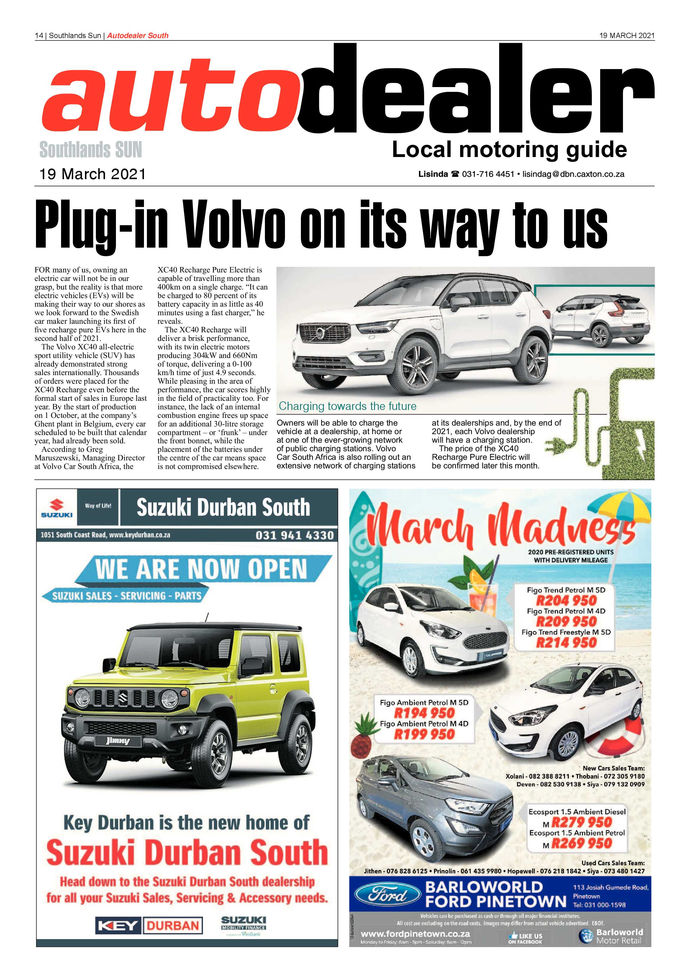 Southlands Sun 19 March 2021 page 14
