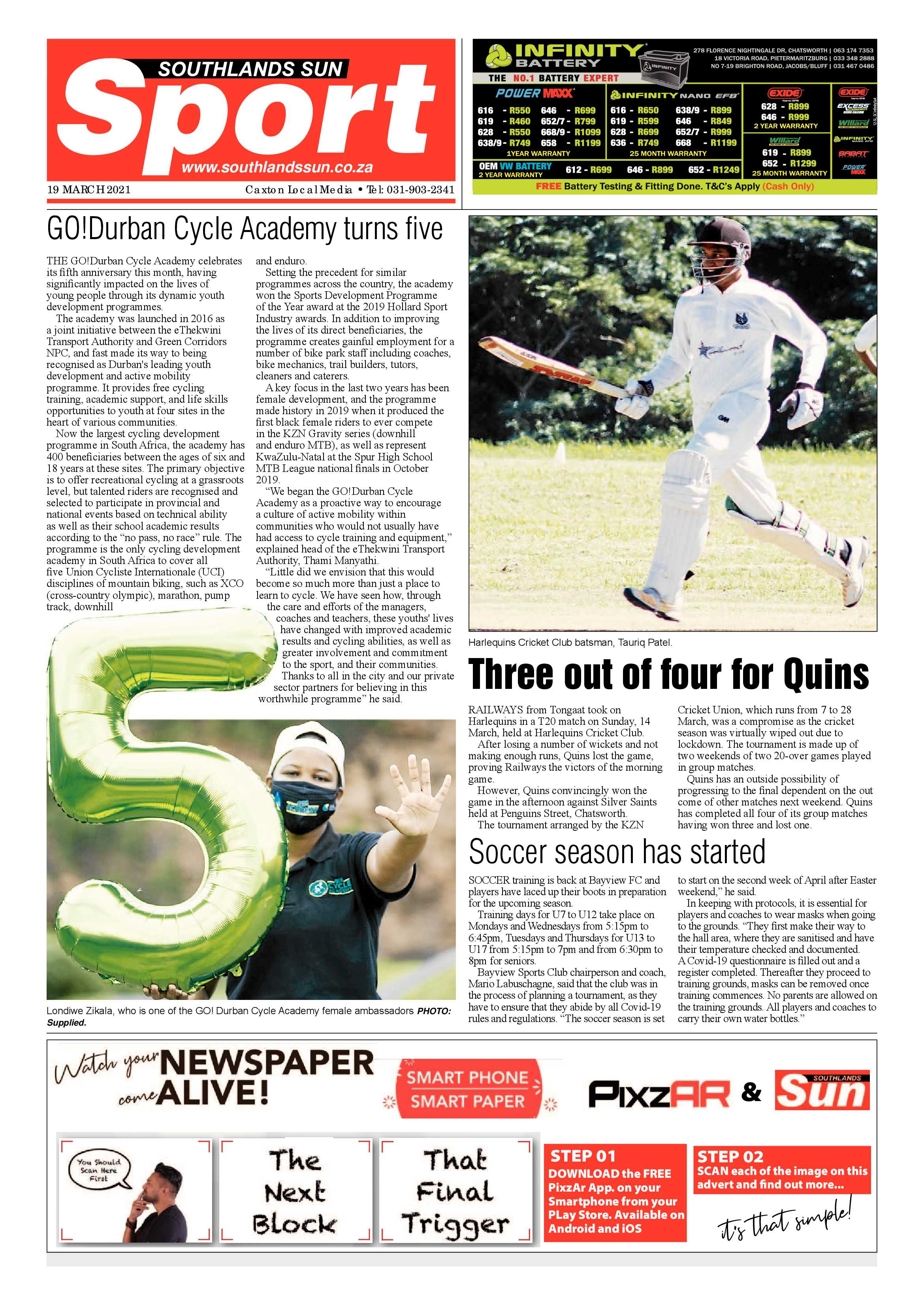Southlands Sun 19 March 2021 page 16