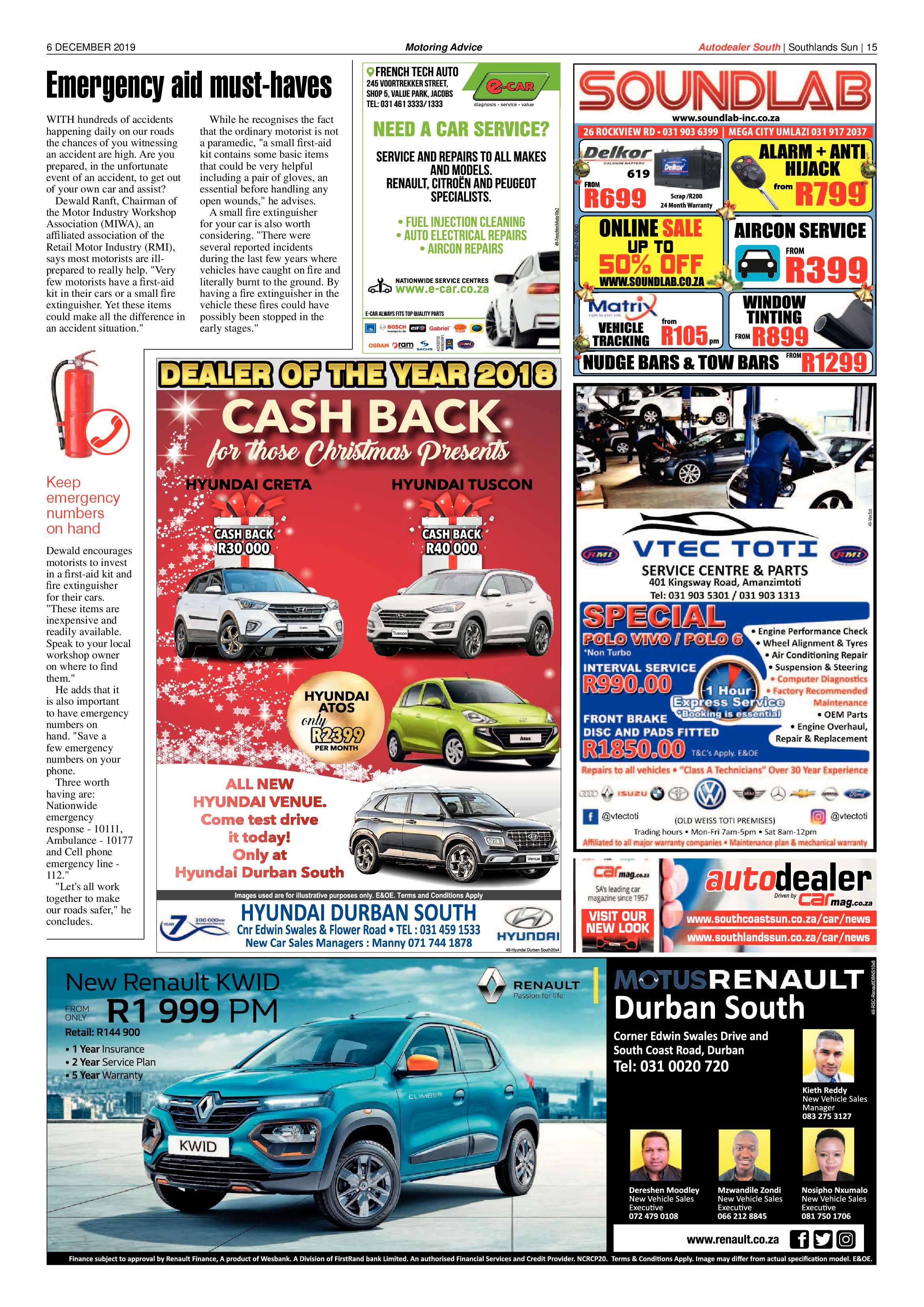 Southlands SUN 6 December 2019 page 15