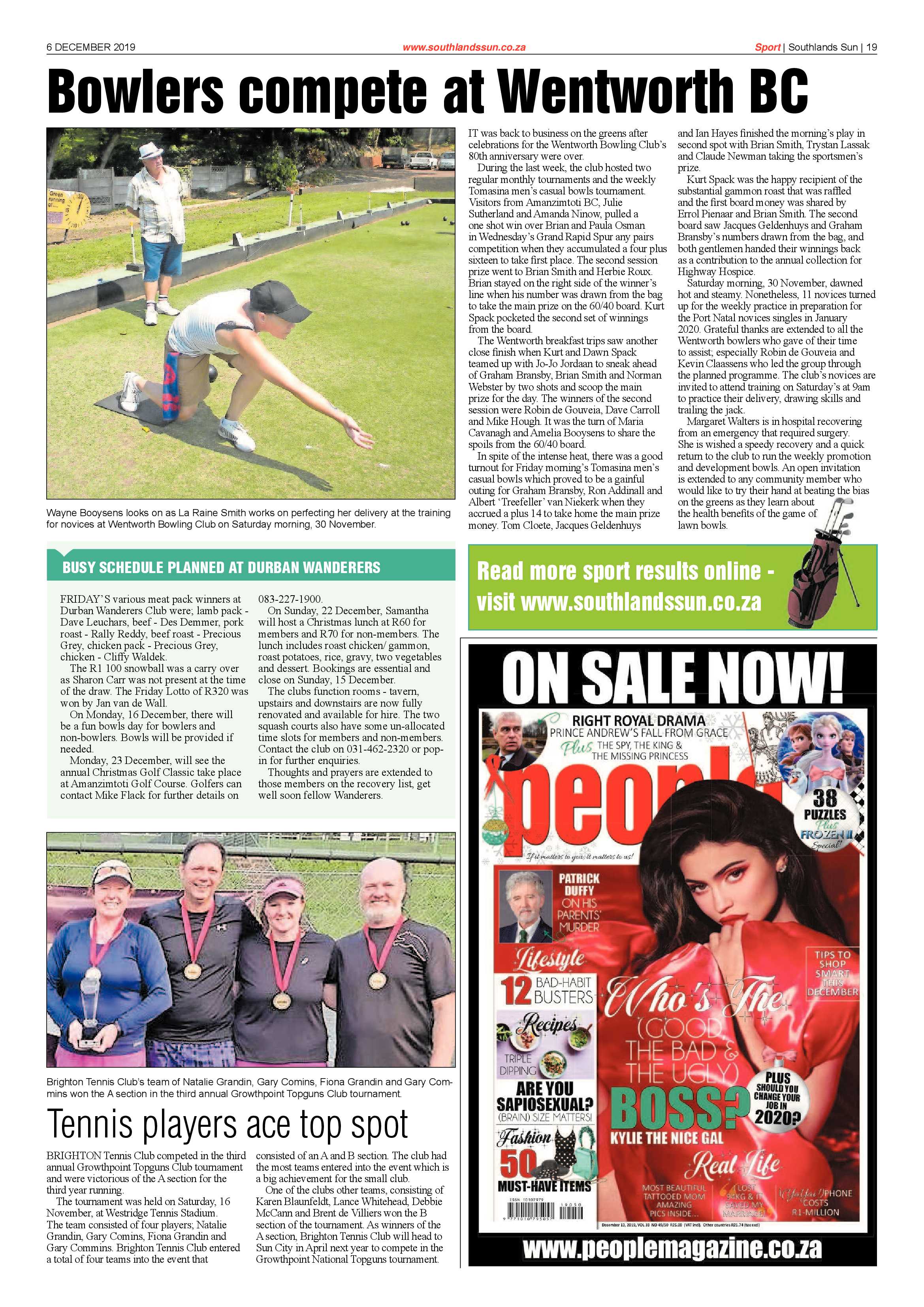 Southlands SUN 6 December 2019 page 19