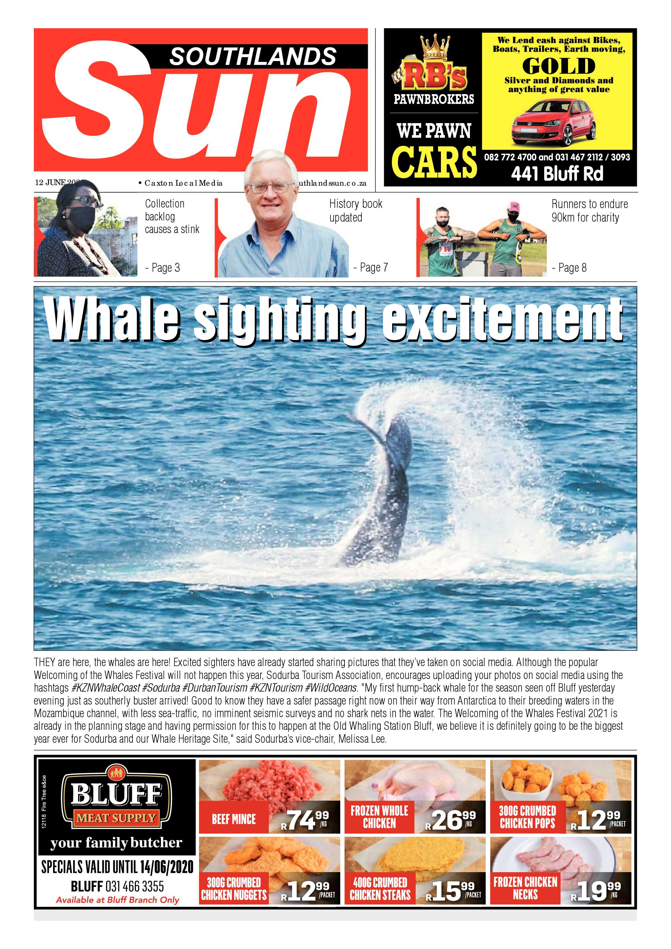 Southlands Sun 12 June 2020 page 1