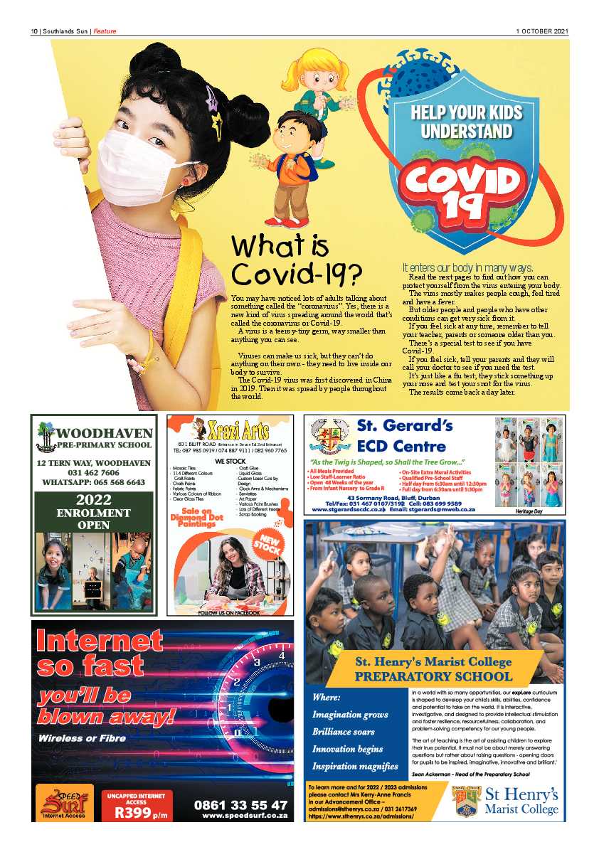 Southlands Sun 01 October 2021 page 10