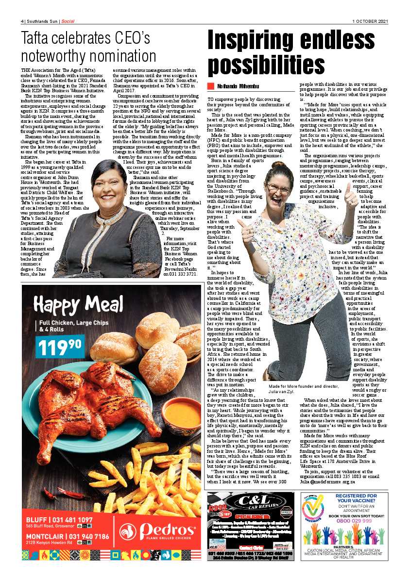 Southlands Sun 01 October 2021 page 4