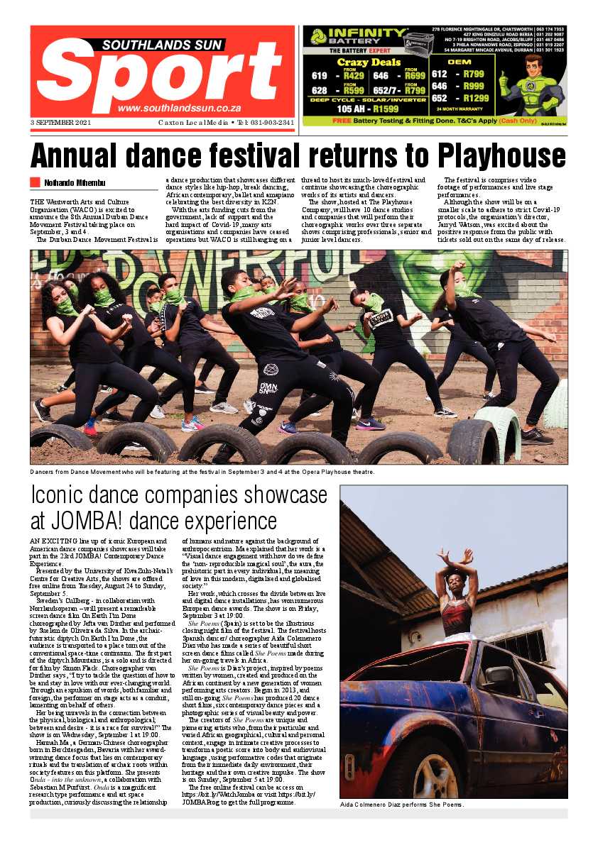 Southlands Sun 03 September 2021 page 12