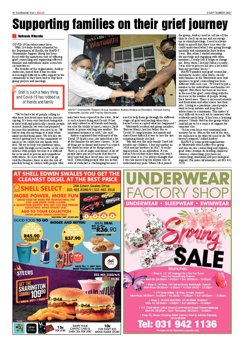 Southlands Sun 03 September 2021 page 4