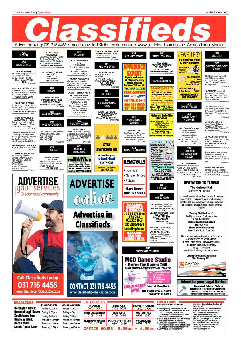 Southlands Sun 04 February 2022 page 10