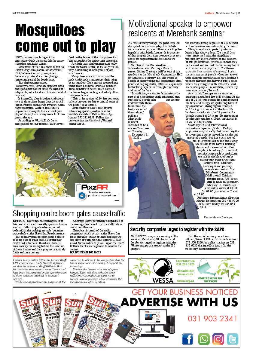 Southlands Sun 04 February 2022 page 11