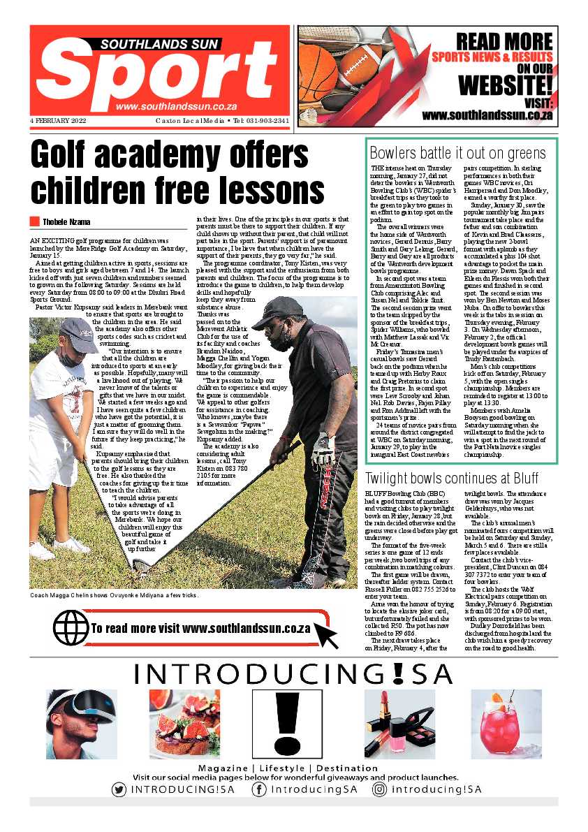 Southlands Sun 04 February 2022 page 12