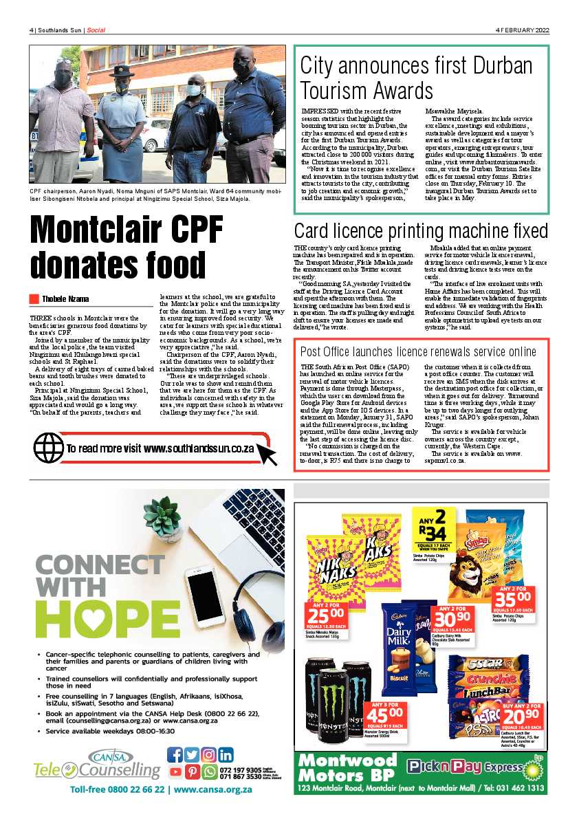 Southlands Sun 04 February 2022 page 4