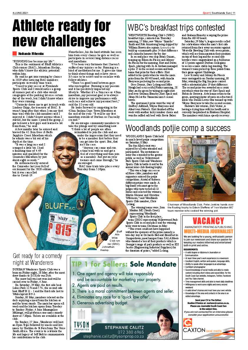 Southlands Sun 04 June 2021 page 11