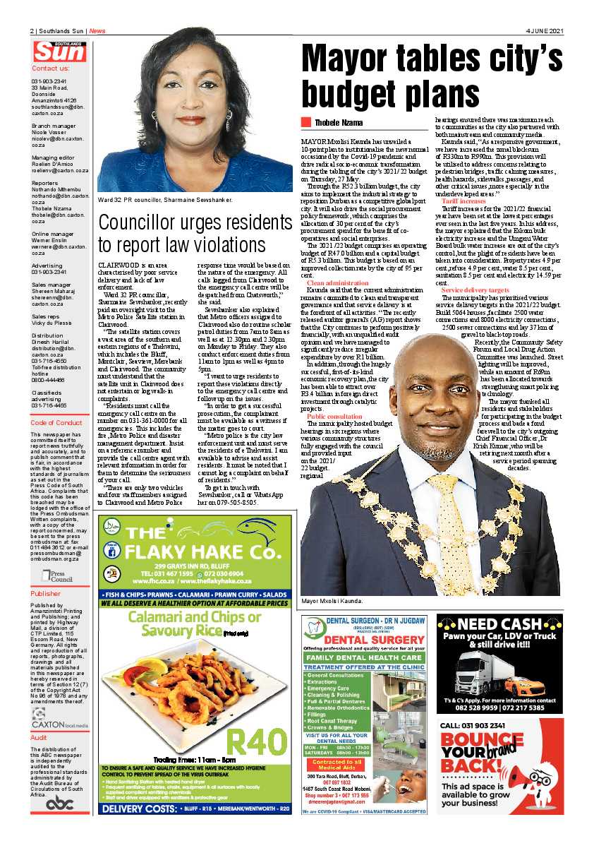 Southlands Sun 04 June 2021 page 2