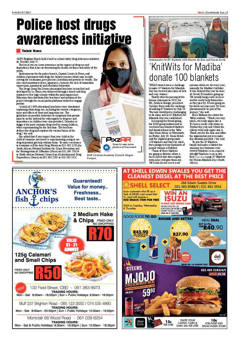Southlands Sun 6 August 2021 page 3