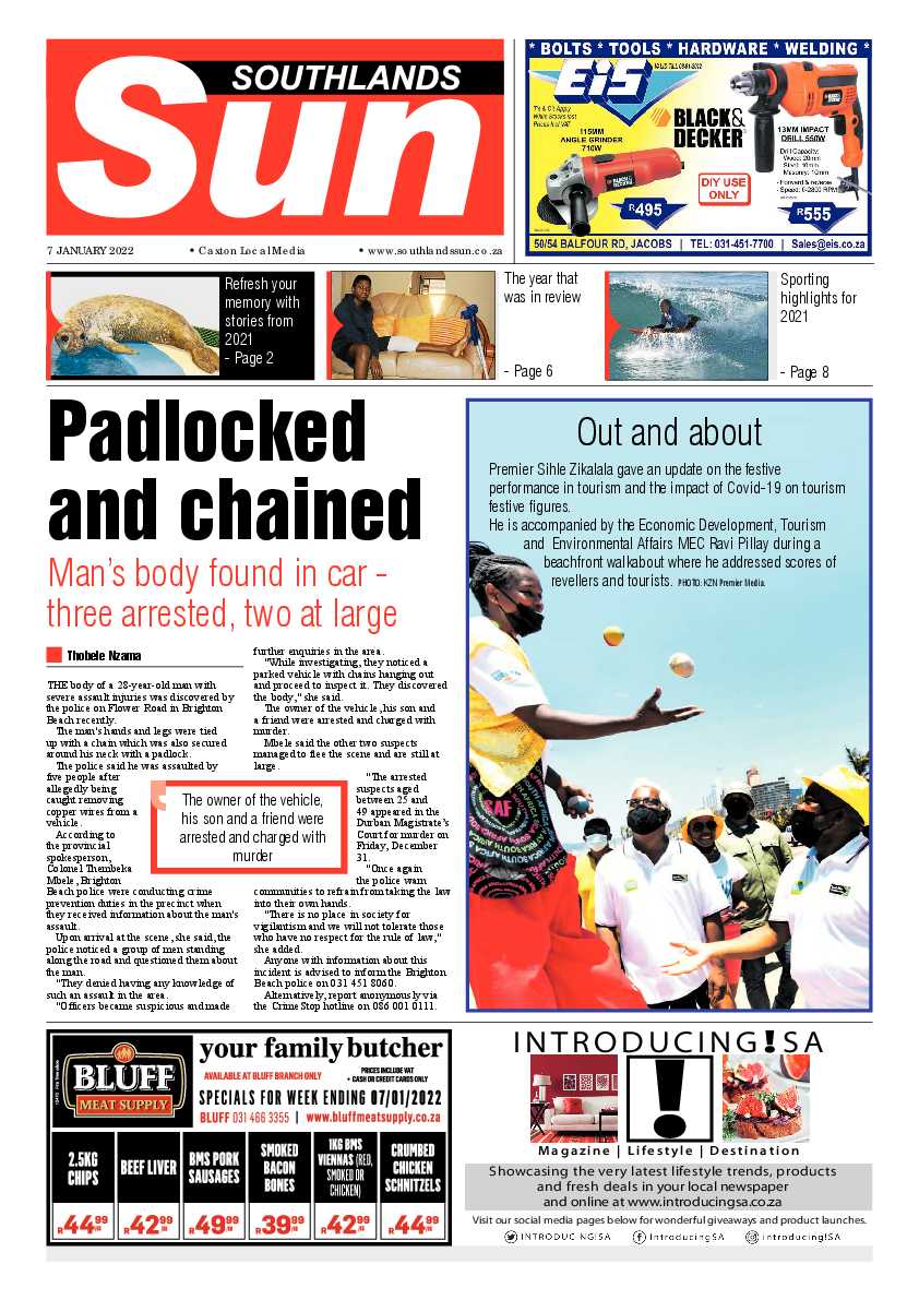 Southlands Sun 07 January 2022 page 1