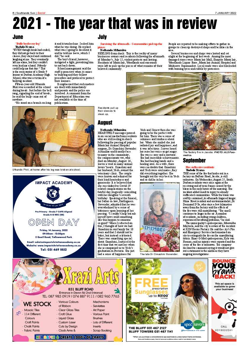 Southlands Sun 07 January 2022 page 6