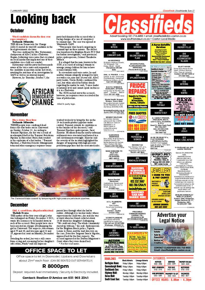 Southlands Sun 07 January 2022 page 7