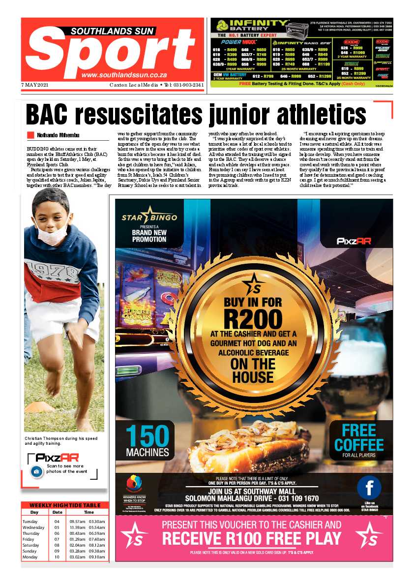 Southlands Sun 07 May 2021 page 12