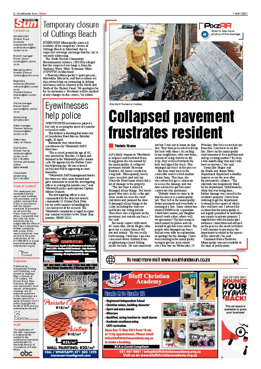 Southlands Sun 07 May 2021 page 2