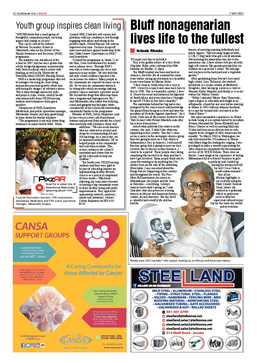 Southlands Sun 07 May 2021 page 4