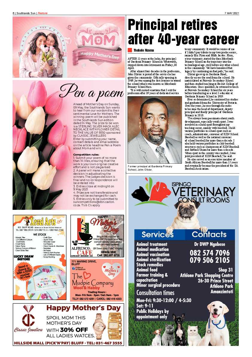 Southlands Sun 07 May 2021 page 6