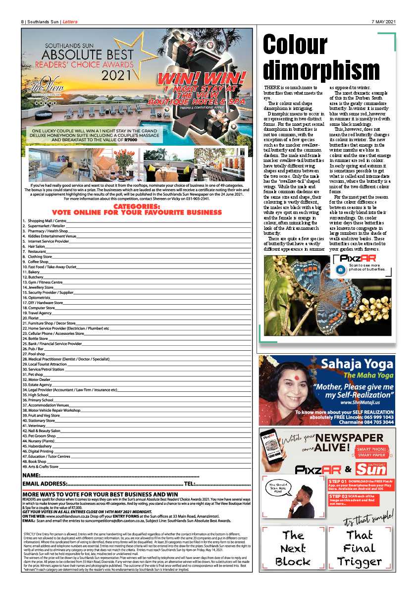 Southlands Sun 07 May 2021 page 8