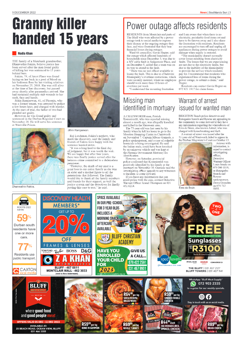 Southlands Sun 9/12/22 page 3