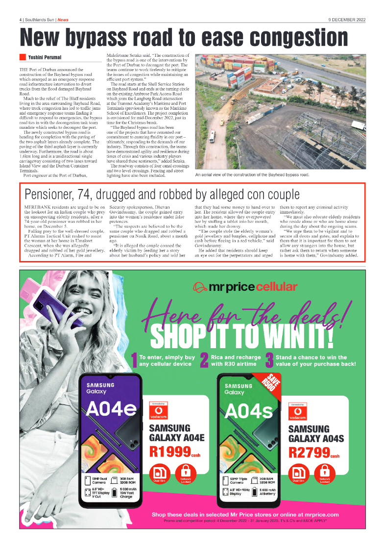 Southlands Sun 9/12/22 page 4