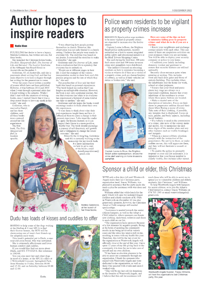 Southlands Sun 9/12/22 page 8