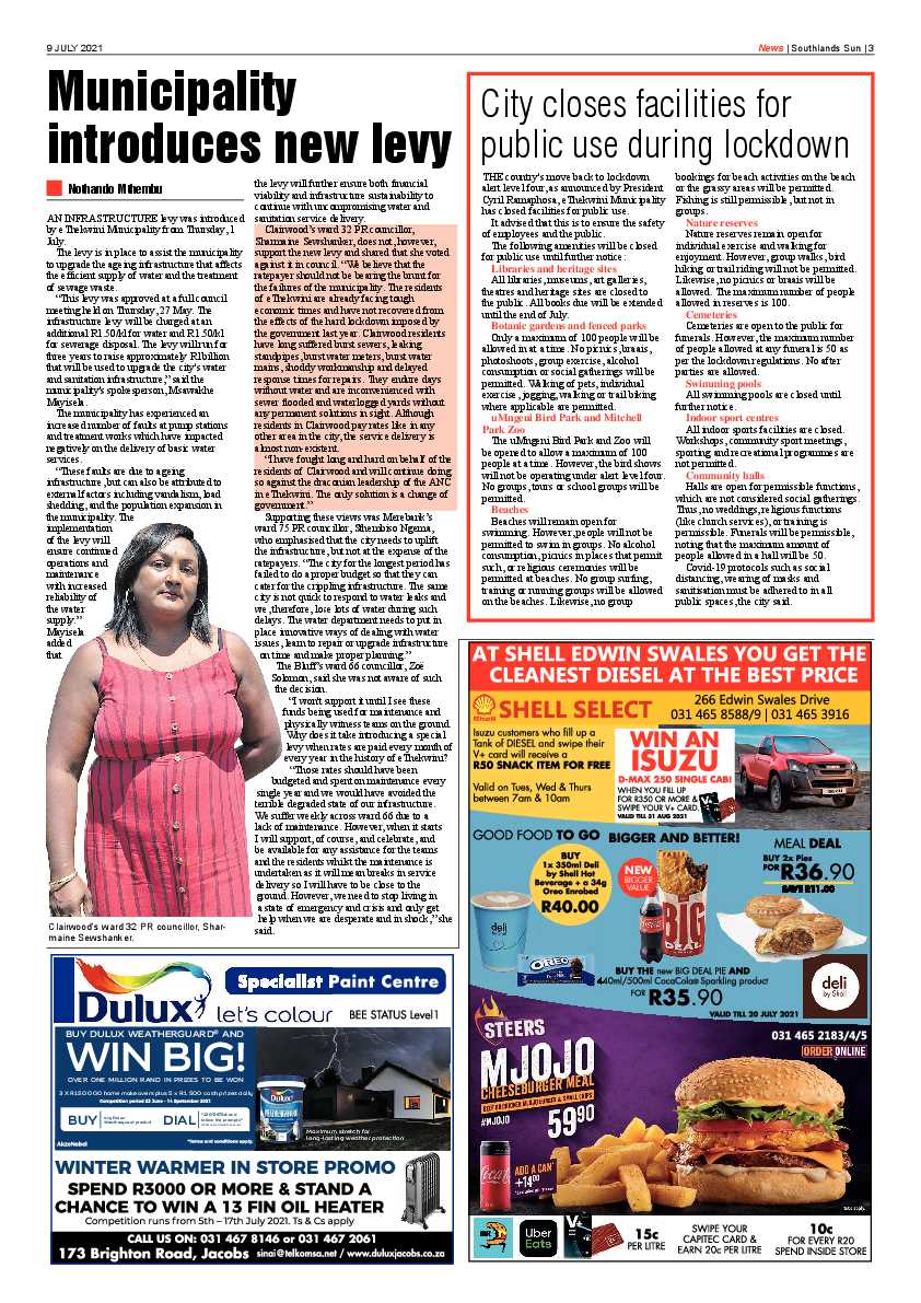 Southlands Sun 09 July 2021 page 3