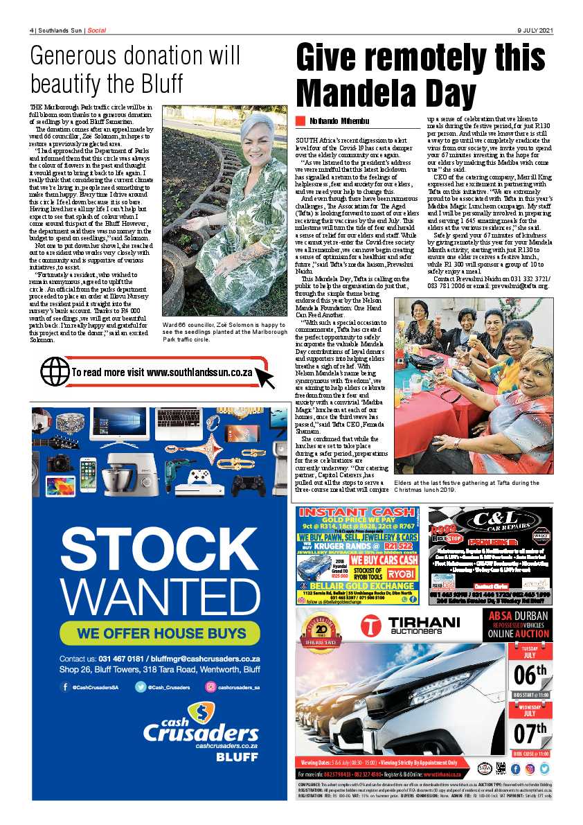 Southlands Sun 09 July 2021 page 4