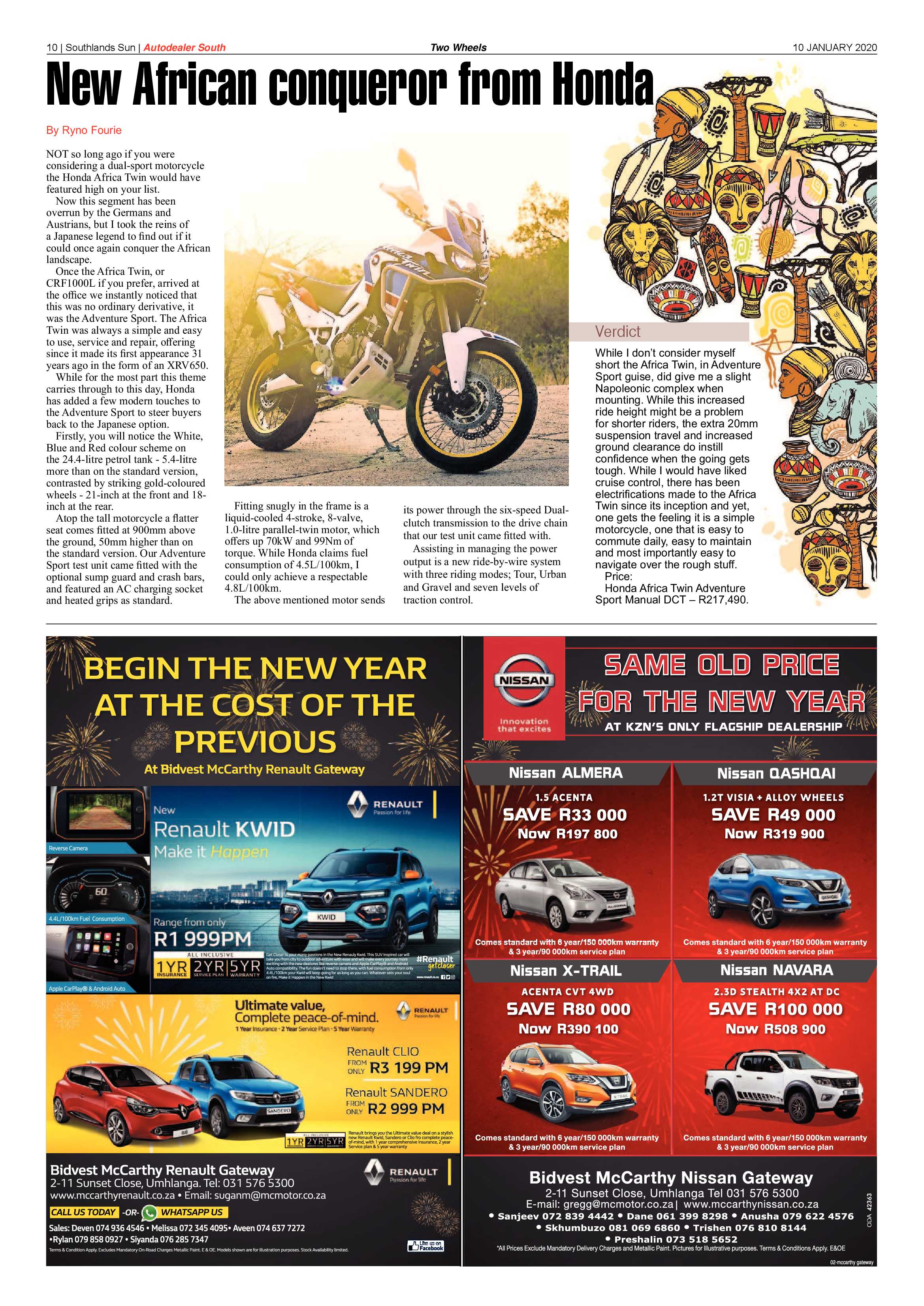 Southlands Sun 10 January 2020 page 10