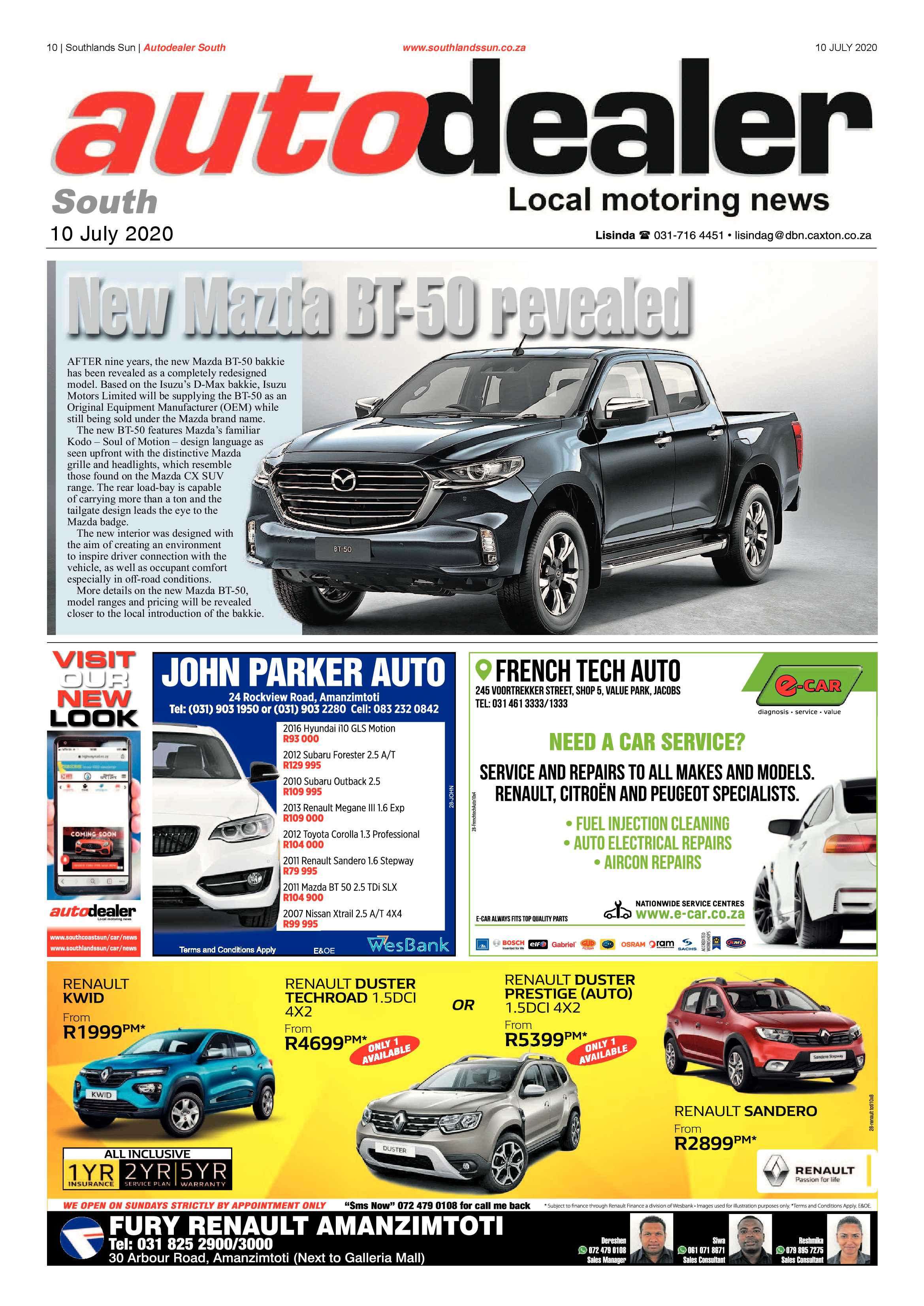 Southlands Sun 10 July 2020 page 10