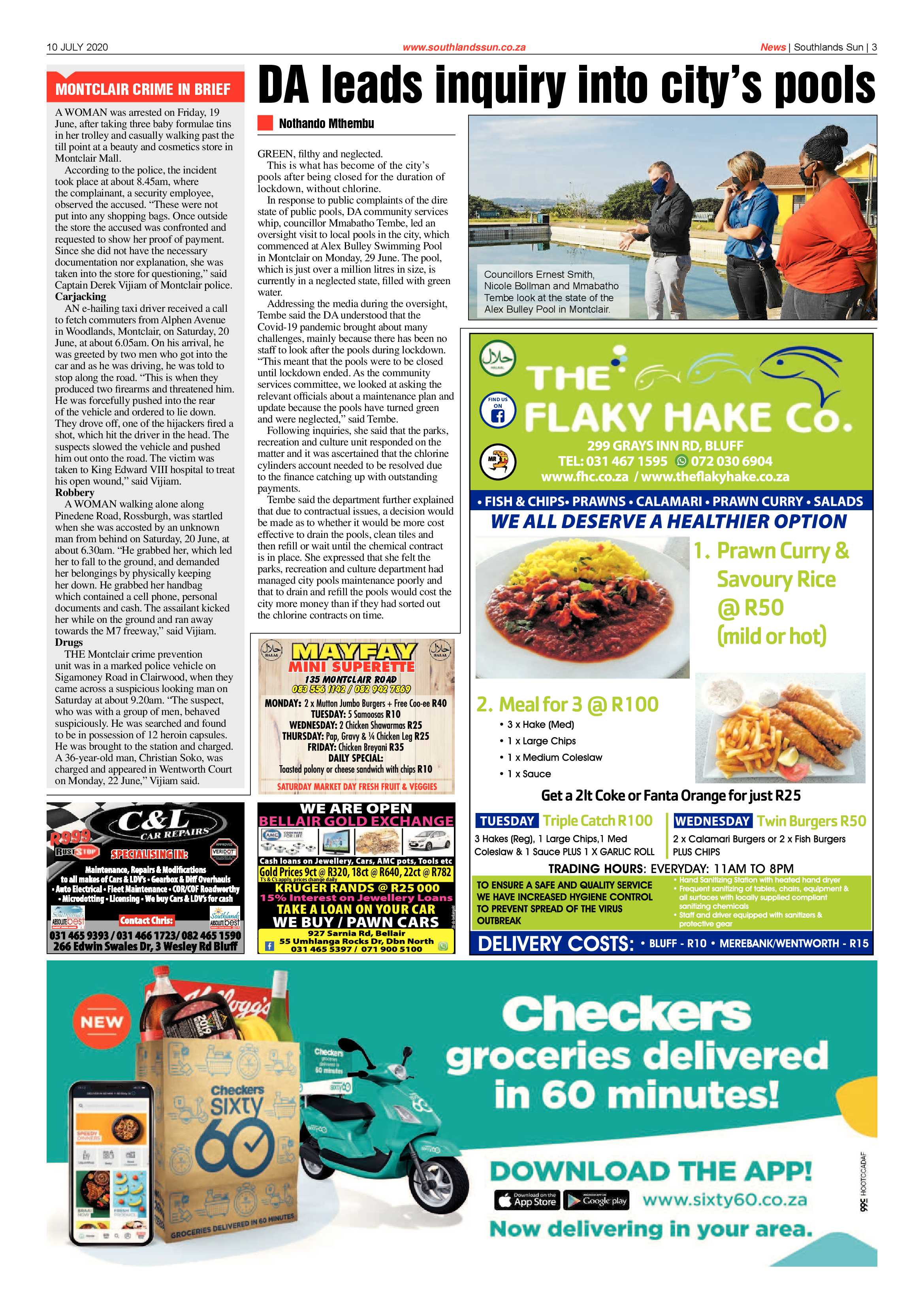 Southlands Sun 10 July 2020 page 3