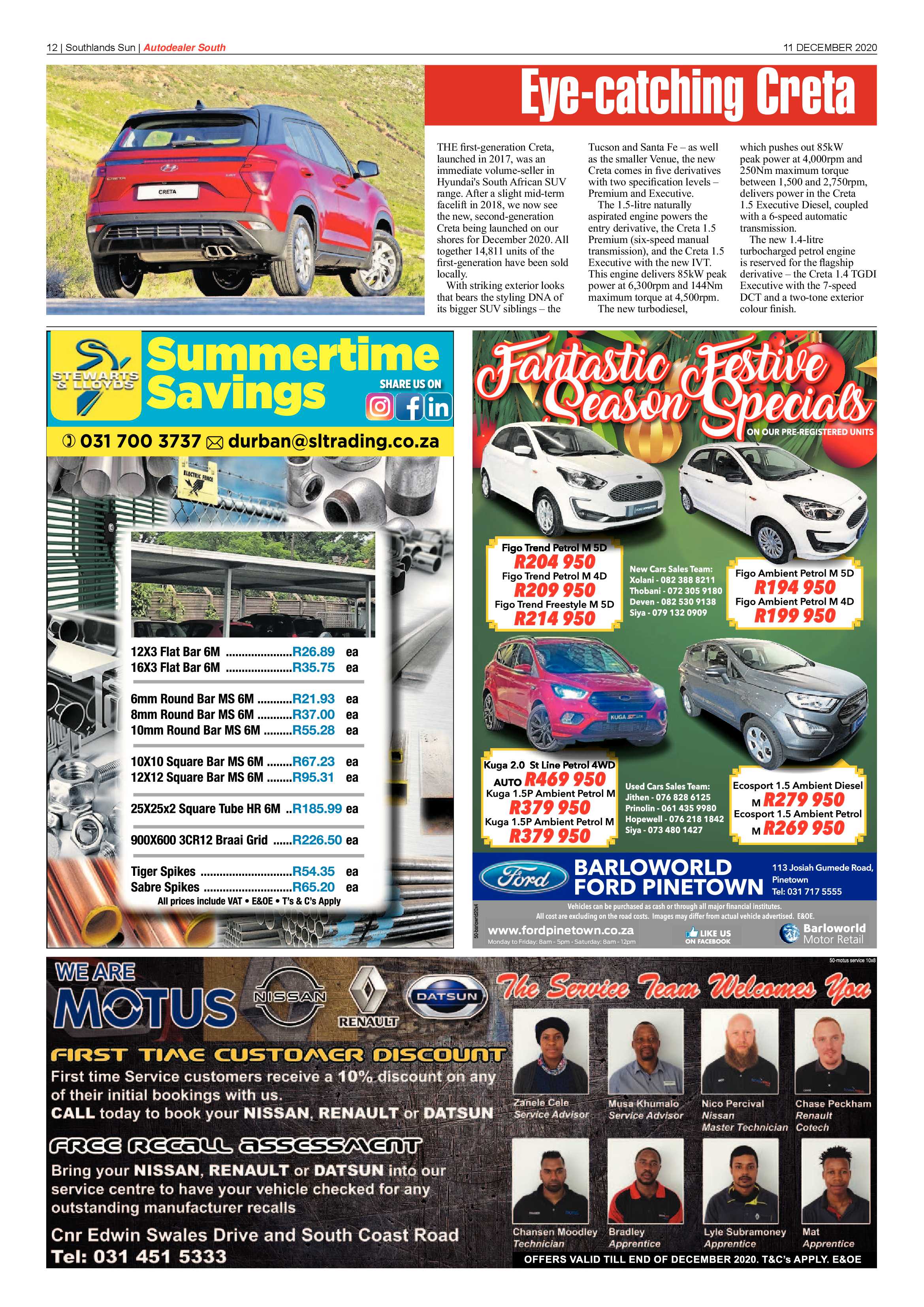 Southlands Sun 11 December 2020 page 12