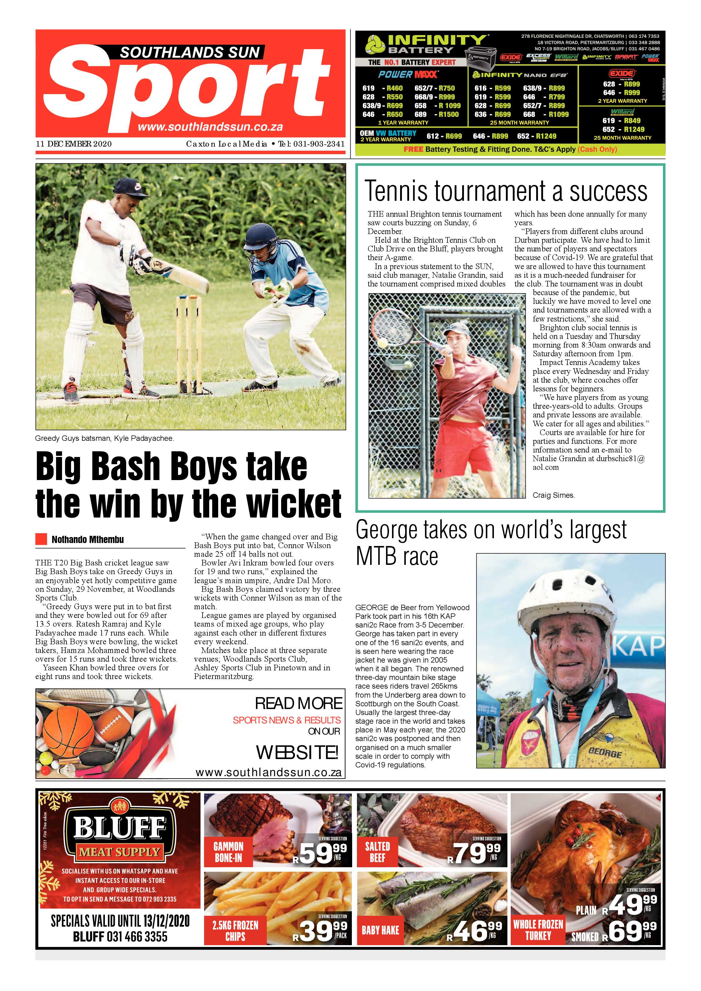 Southlands Sun 11 December 2020 page 16