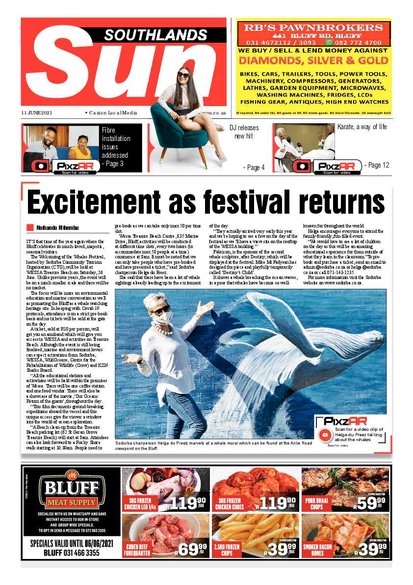 Southlands Sun 11 June 2021 page 1
