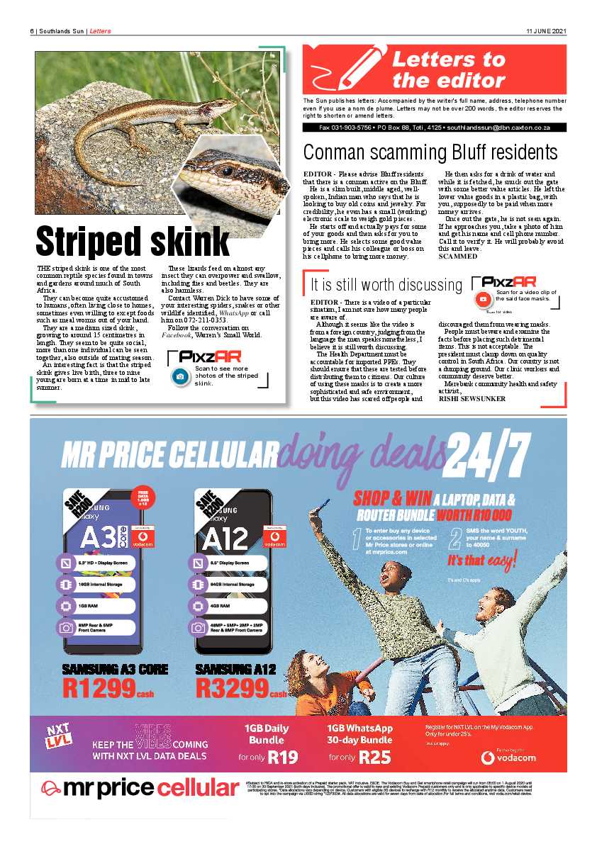 Southlands Sun 11 June 2021 page 6