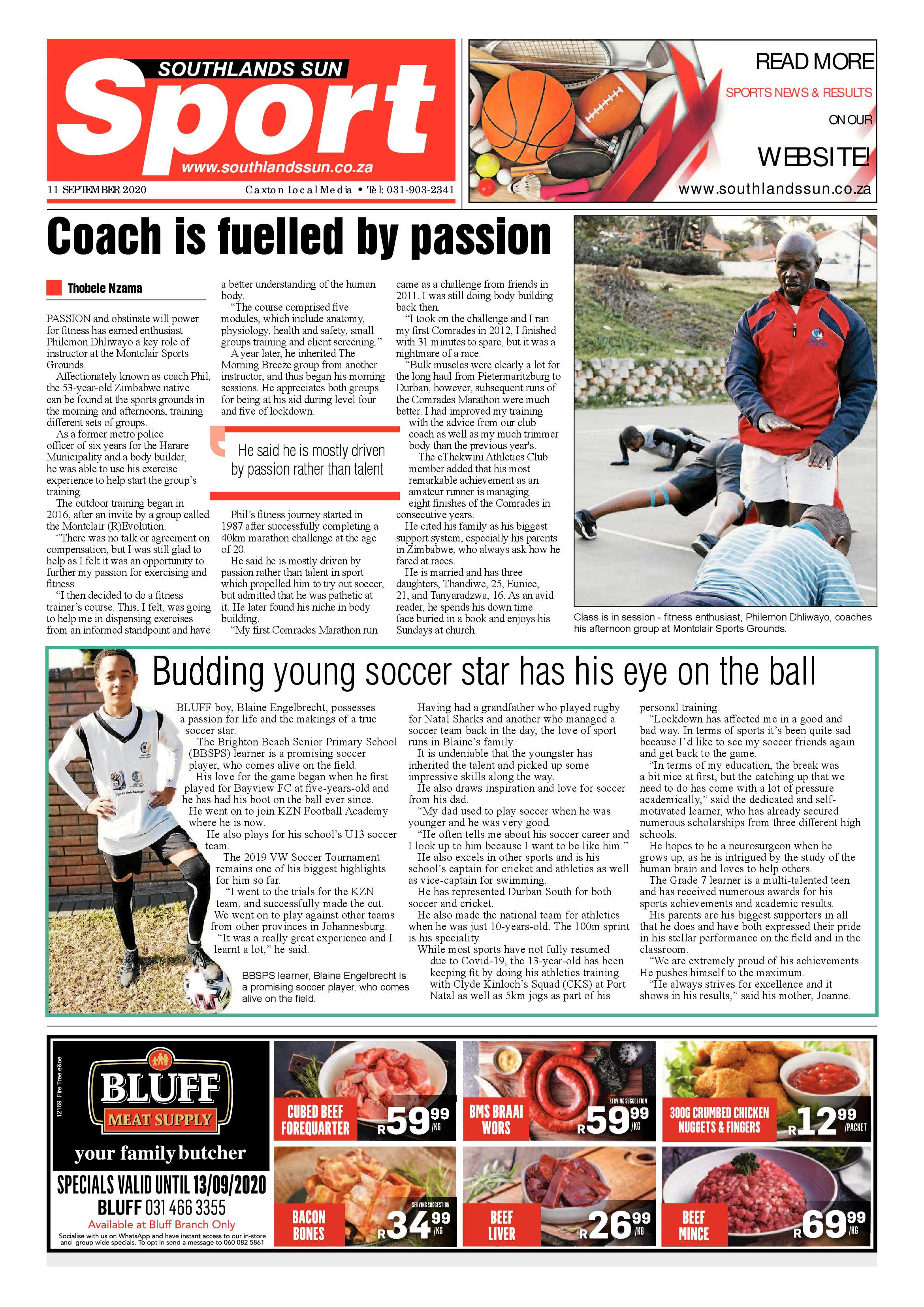 Southlands Sun 11 September 2020 page 12
