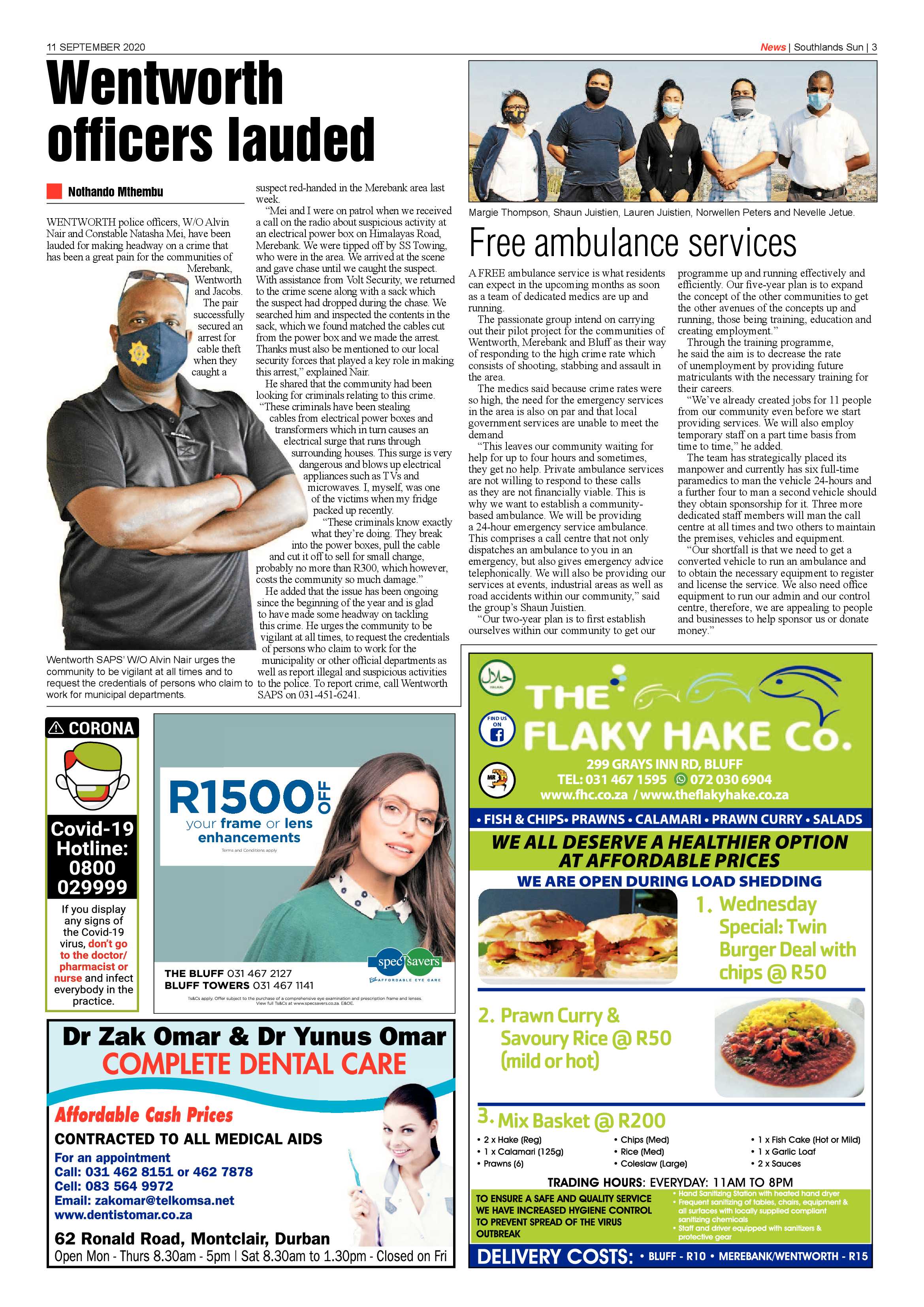 Southlands Sun 11 September 2020 page 3
