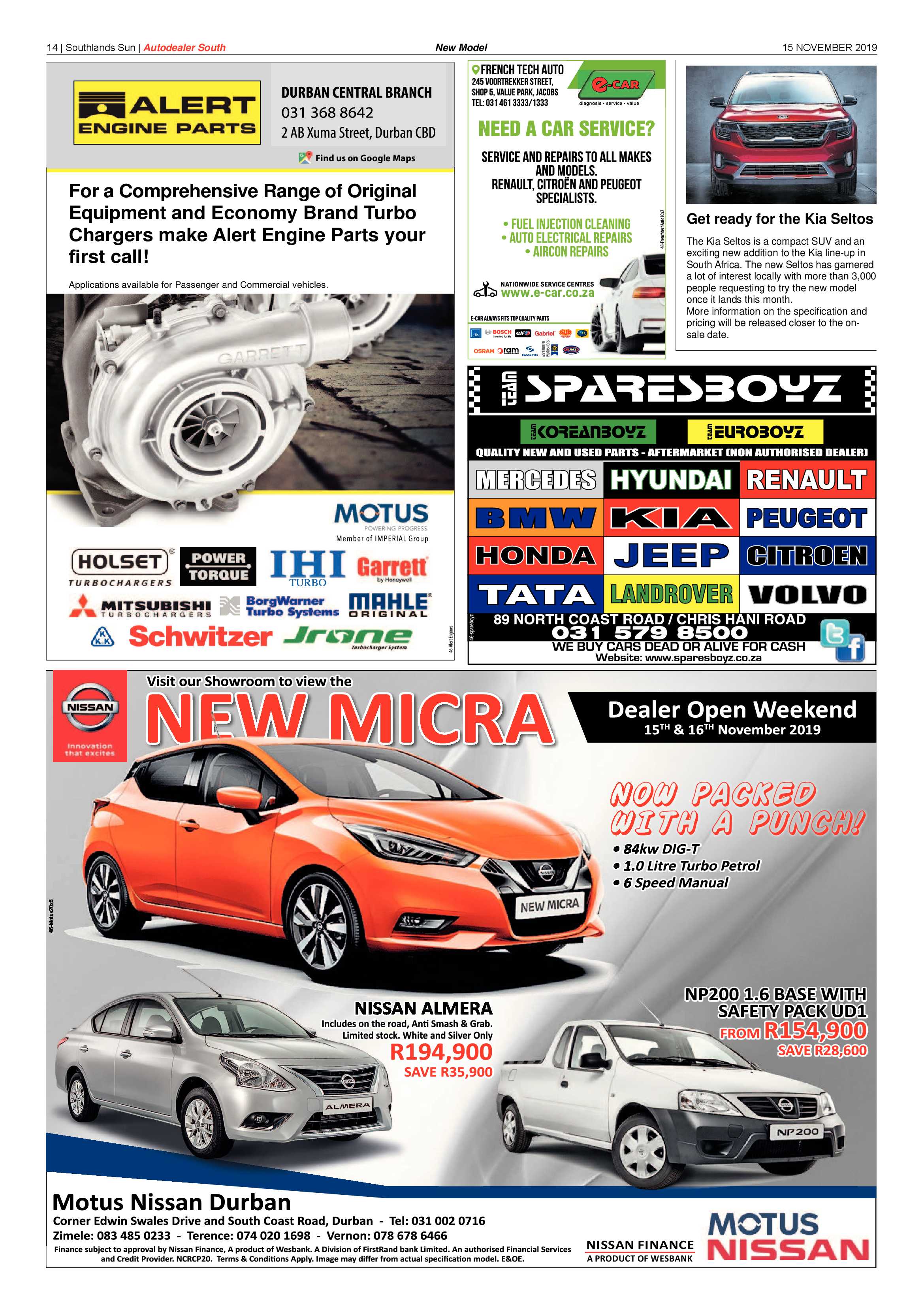 Southlands Sun 15 November 2019 page 14